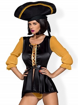 Pirate costume 3 pcs